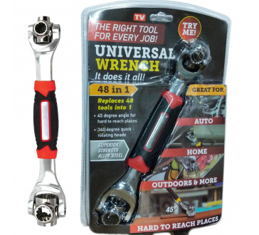 Univerzális csavarkulcs elforgatható fejjel - Universal Wrench 48v1